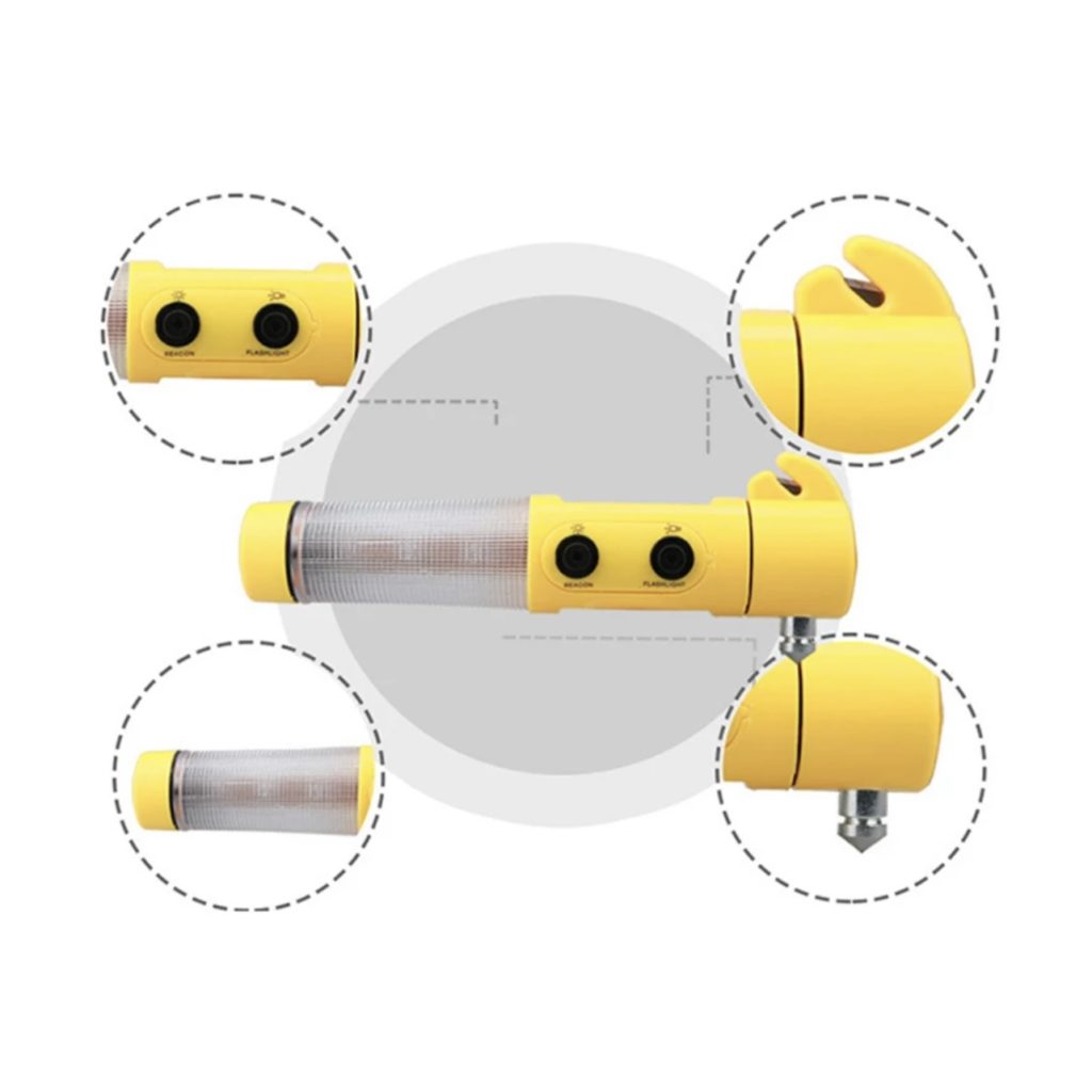 Multi-functional 5 in 1 Emergency Flashlight