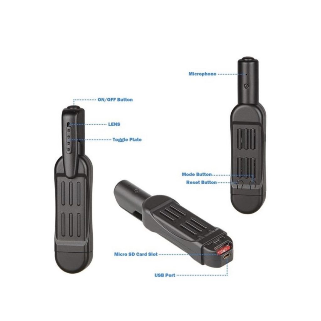 Pocket Clip Hidden Spy Camera with Built in DVR - Image 3
