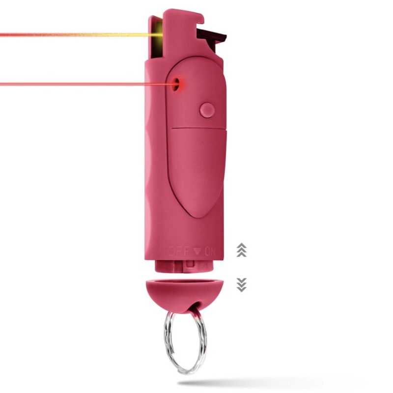 ACCUFIRE 2 LASER ASSIST KEYCHAIN PEPPER SPRAY WITH INSTANT RELEASE SPRAY - Image 7